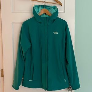 Fleece lined soft shell jacket